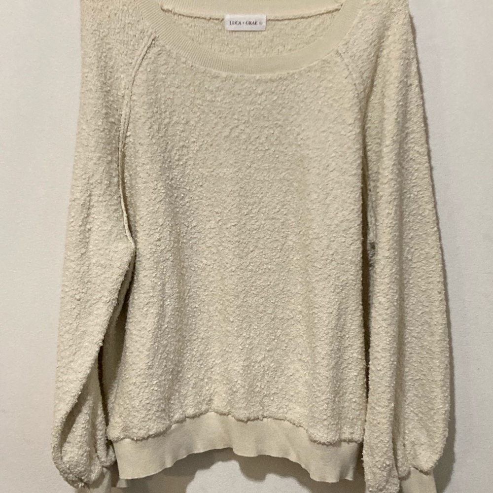 Luca + Grae White Sweater